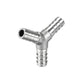 1/2-Inch (13mm) Hose ID Barb Fitting 3 Way Y Shaped Union