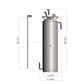 Jacketed Solvent Tank - 100lb