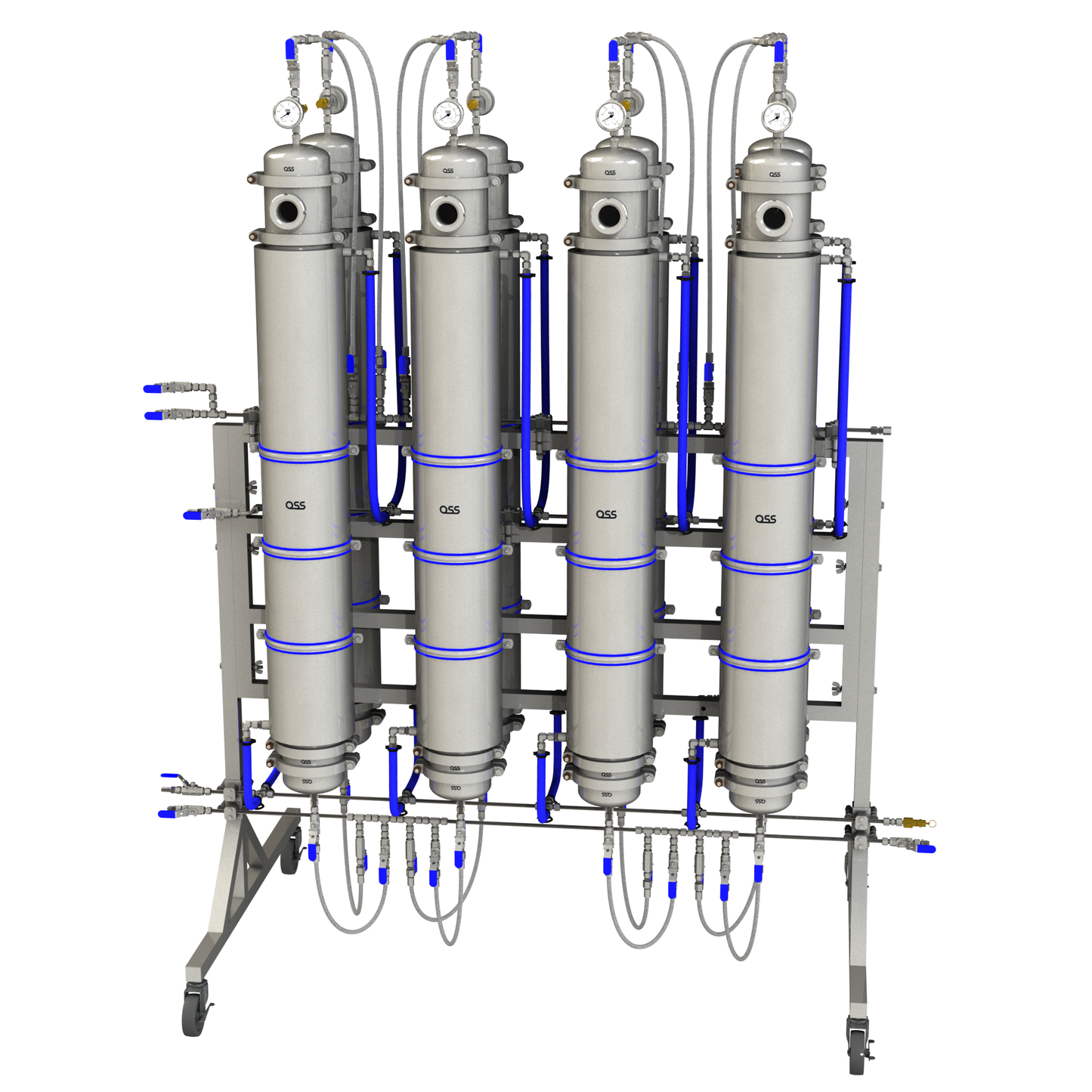 Material Rack w/ Jackets (80 lbs.) - 6"x48"