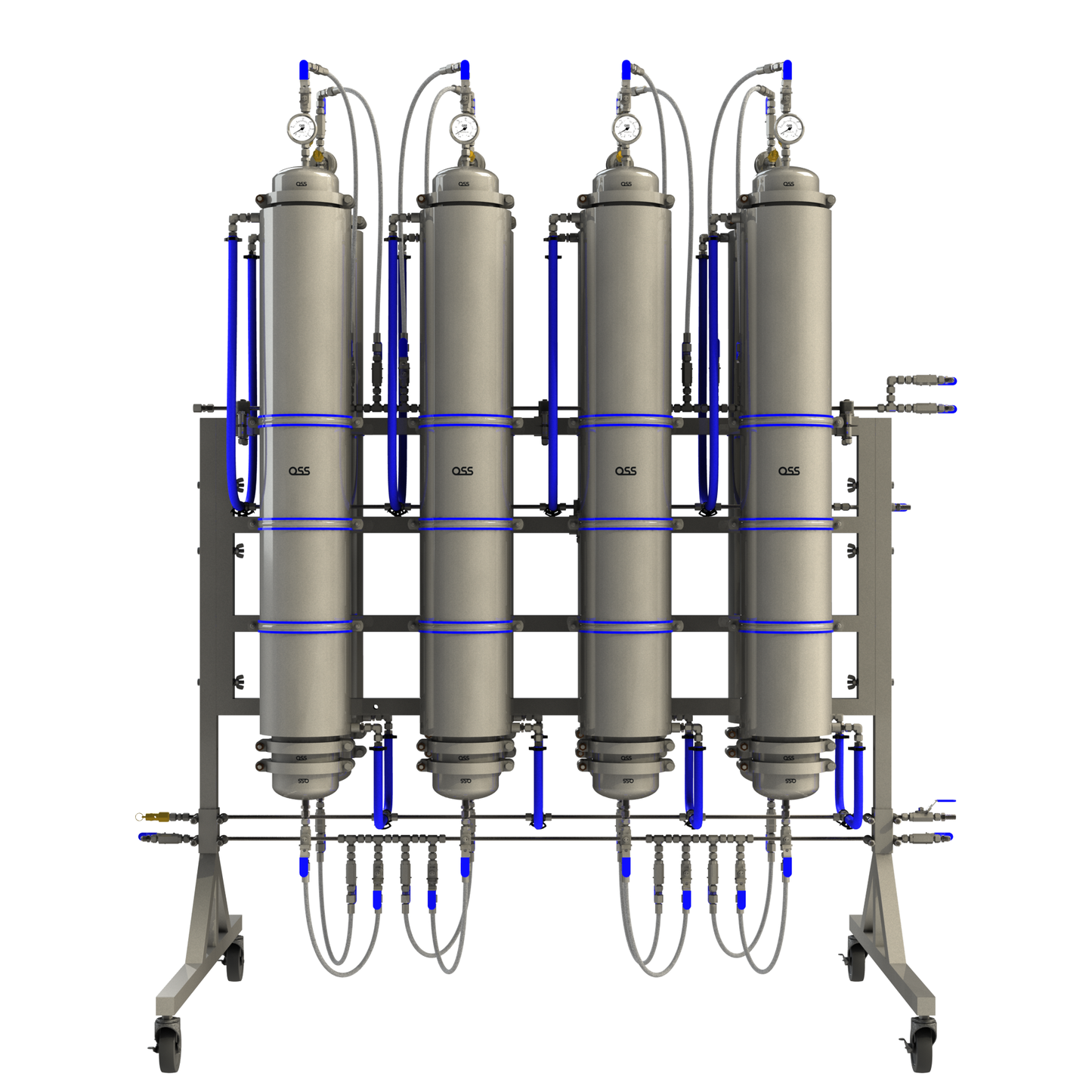 Material Rack w/ Jackets (80 lbs.) - 6"x48"