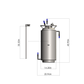 Jacketed Solvent Tank - 50lb