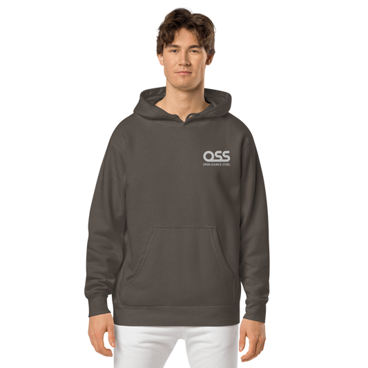 OSS Unisex pigment dyed hoodie